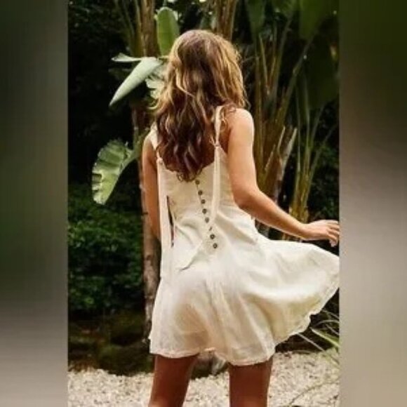 Free People Vivi Mini Dress Butter Yellow - Picture 11 of 11